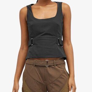 Miaou Women's Leila Top in Jet Black